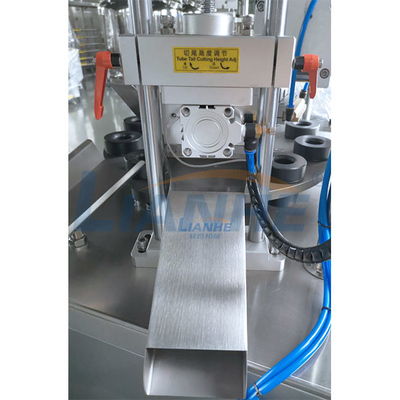 Controle semi automático ultrassônico do PLC da máquina de enchimento do tubo de LIANHE