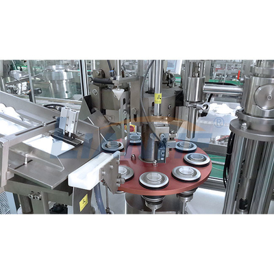 Material de aço inoxidável de alumínio automático giratório da máquina de enchimento do tubo