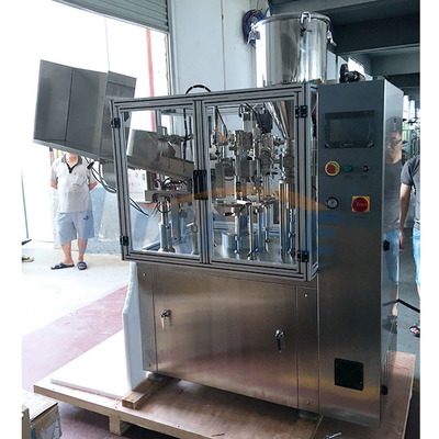 enchimento automático do tubo da pomada 220V e estábulo de selagem da máquina práticos