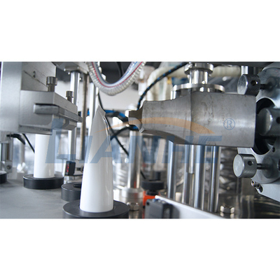 Enchimento plástico do tubo do PLC e máquina de selagem