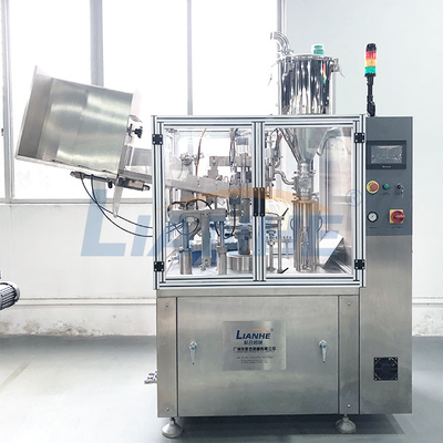 Pressão de ar da máquina de enchimento 1.1KW do tubo de dentífrico SUS304 automática