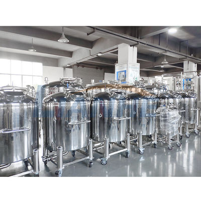 Móvel de aço inoxidável do tanque de armazenamento do produto comestível de LIANHE para a mistura cosmética