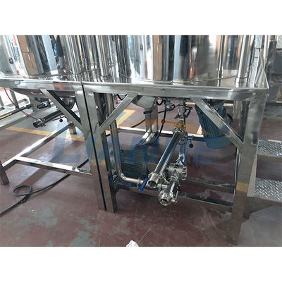 3 da loção do homogenizador camadas do misturador do emulsivo com sistema da circulação