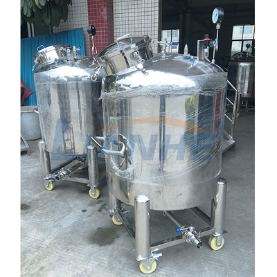 Tanque de armazenamento de aço inoxidável antiferrugem de SUS316L Leakproof para a mistura da loção