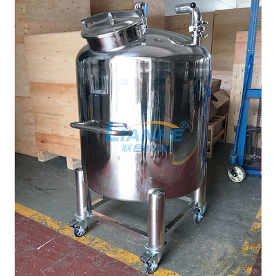 Tanque de armazenamento de aço inoxidável antiferrugem de SUS316L Leakproof para a mistura da loção
