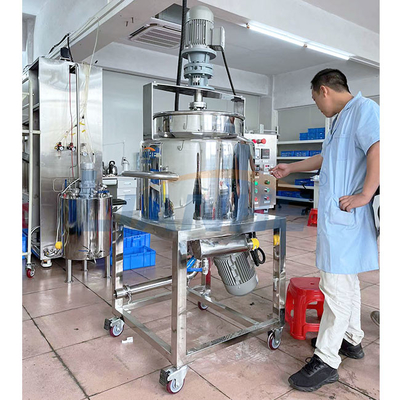 Misturador alto de aquecimento elétrico 100L do emulsivo da tesoura 3 camadas de aço inoxidável