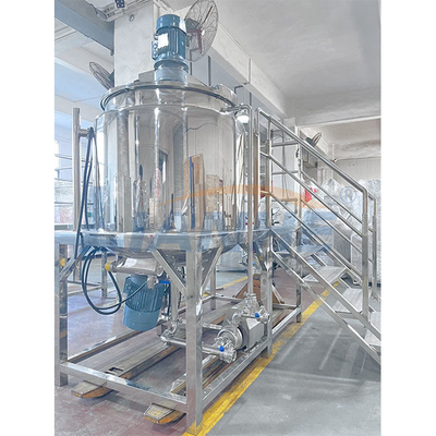 máquina de mistura inoxidável do batom 500L, máquina de fatura líquida da lavagem do prato SUS304