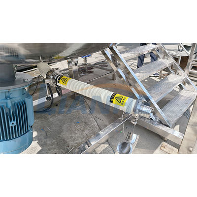 Metade do misturador aberto do emulsivo do homogenizador de LIANHE, tanques de mistura químicos de aço inoxidável