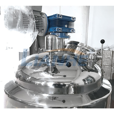 Tipo selado tanques de mistura de aço inoxidável de 500L, equipamento de mistura cosmético móvel