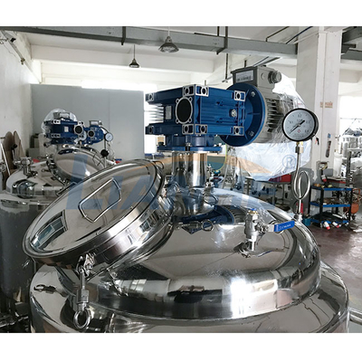 Tipo selado tanques de mistura de aço inoxidável de 500L, equipamento de mistura cosmético móvel