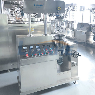 Misturador alto pequeno do emulsivo da tesoura do laboratório 65 RPM para a fatura cosmética do creme