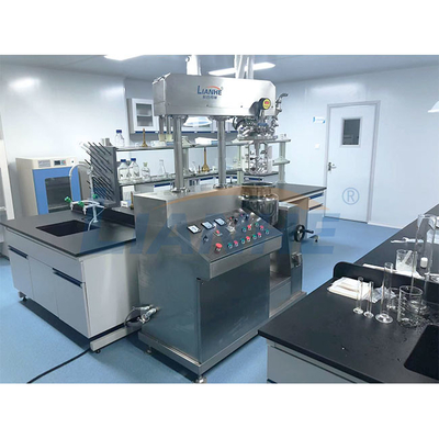 3 do laboratório da emulsão camadas da máquina do misturador para o material de creme de 10L SUS316L