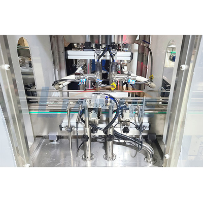 Único controle inoxidável líquido do PLC da máquina de enchimento do bocal 380V