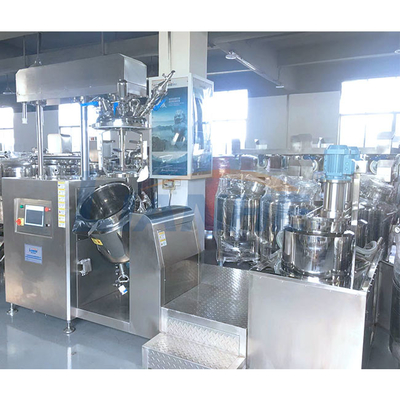Misturador alto elétrico do emulsivo da tesoura do PLC 50L para o homogenizador de creme