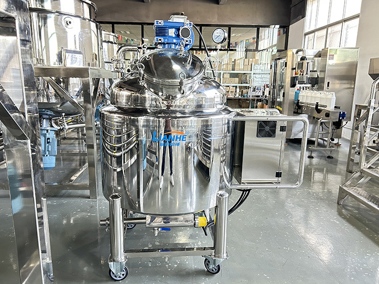 300L fixados cobrem o tipo controle móvel de mistura do botão do tanque do aquecimento