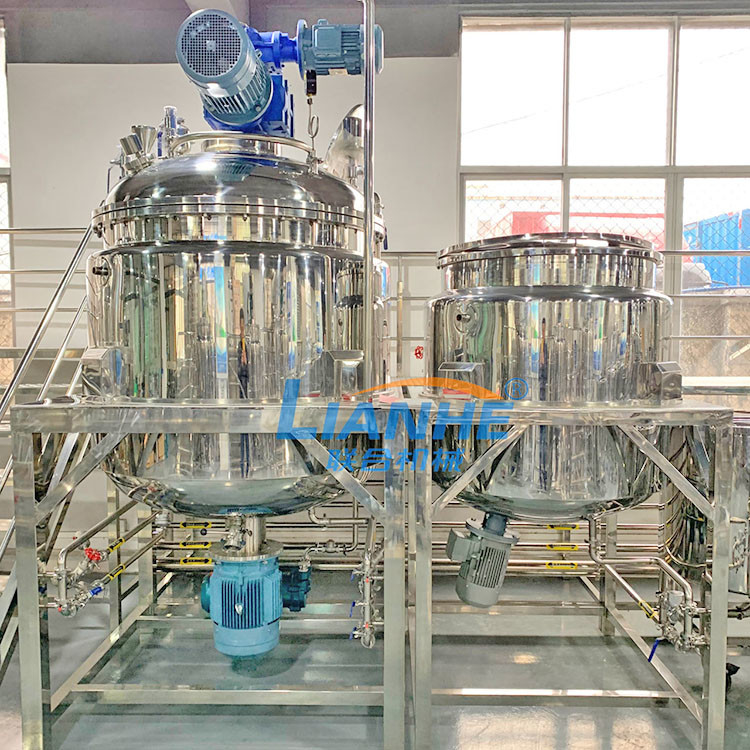 65 cosmético da máquina do misturador da loção do RPM 1000L, tipo fixo pomada que faz a máquina