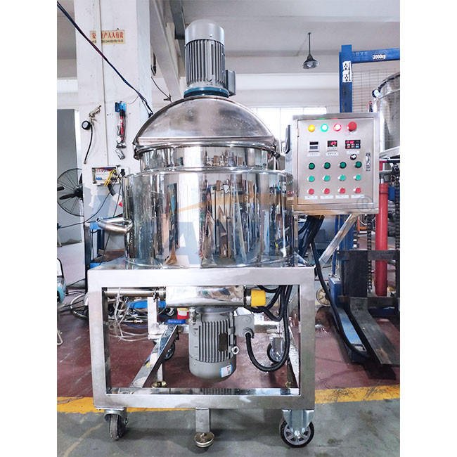 Equipamento de produção do Sanitizer da mão 1.5KW, misturador do homogenizador de 2 revestimentos para cosméticos